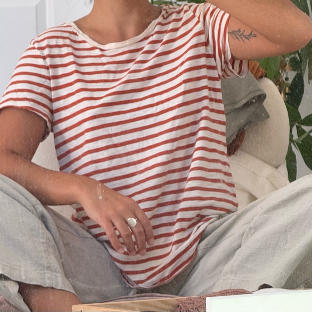 french striped shirt